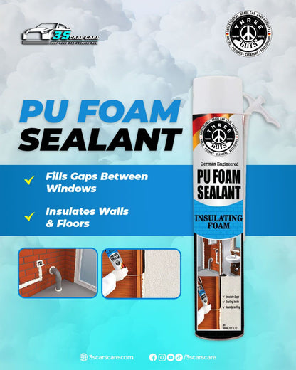 PU Foam Sealant 800ml – Insulate, Seal & Protect | THREE GUYS - German Engineered