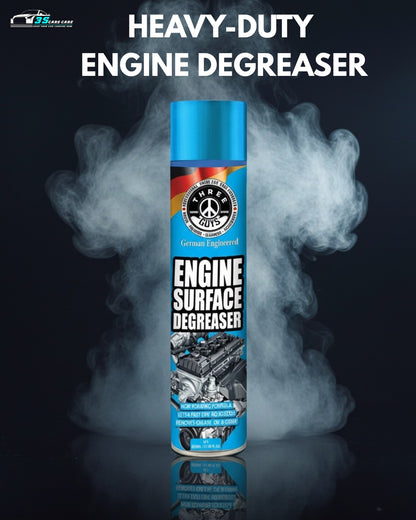 Engine Surface Degreaser 650ml – Heavy-Duty Foaming Cleaner | THREE GUYS | German Engineered