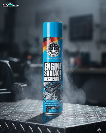 Engine Surface Degreaser 650ml – Heavy-Duty Foaming Cleaner | THREE GUYS | German Engineered