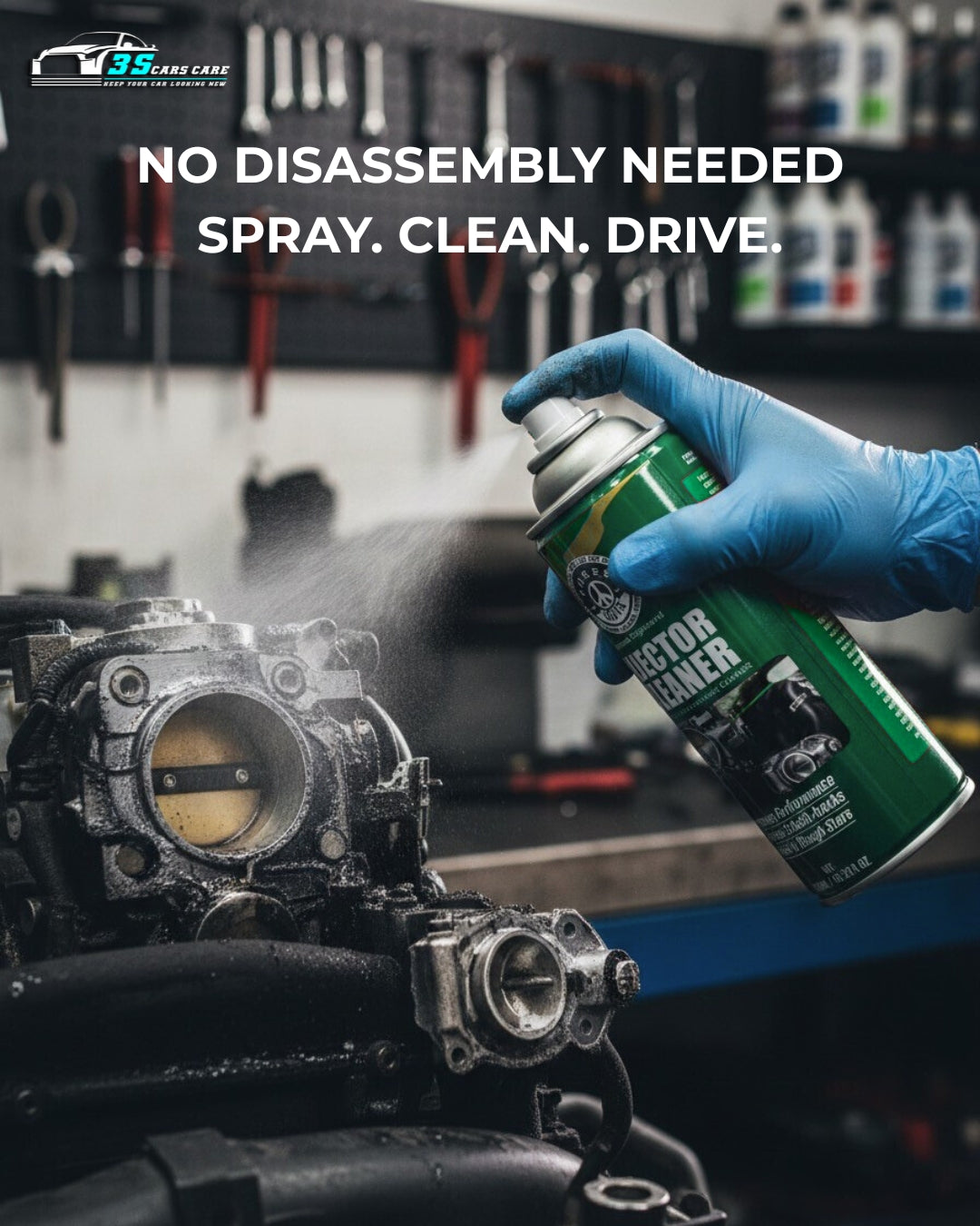 Injector Cleaner – Throttle Body, Air Intake, Carburetor & Choke Cleaner THREE GUYS - German Engineered