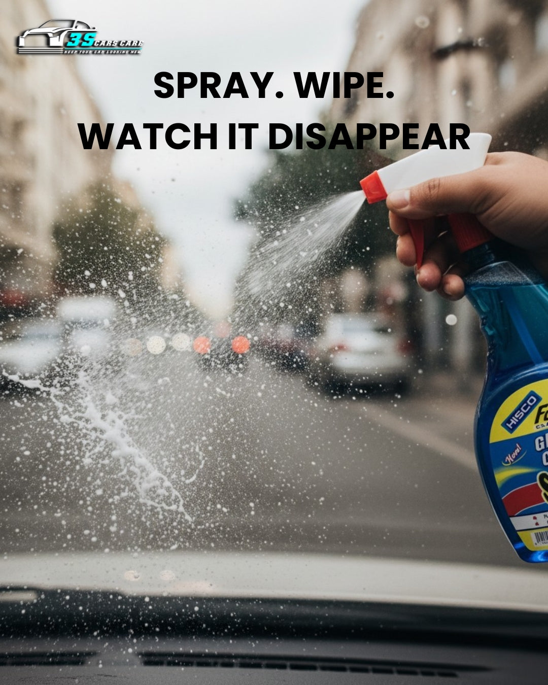 FORMULA Clear Vision Glass Cleaner – Streak-Free Shine – 500ML | HISCO