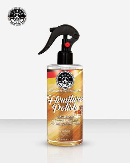 Furniture Polish – Wood Cleaner & Shine Protector | THREE GUYS - German Engineered