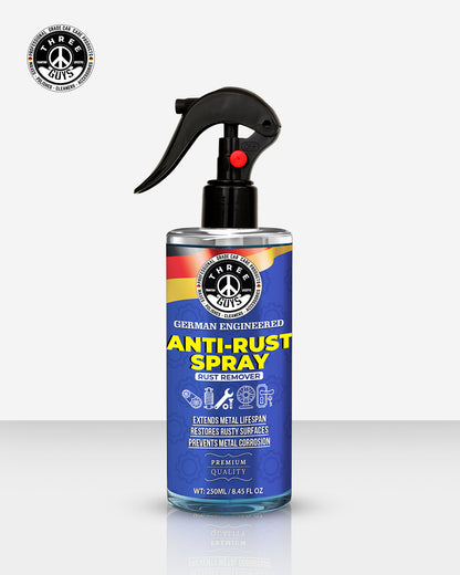Anti-Rust Spray | Rust Remover & Corrosion Protector (Premium Quality) | THREE GUYS | German Engineered (250ml)