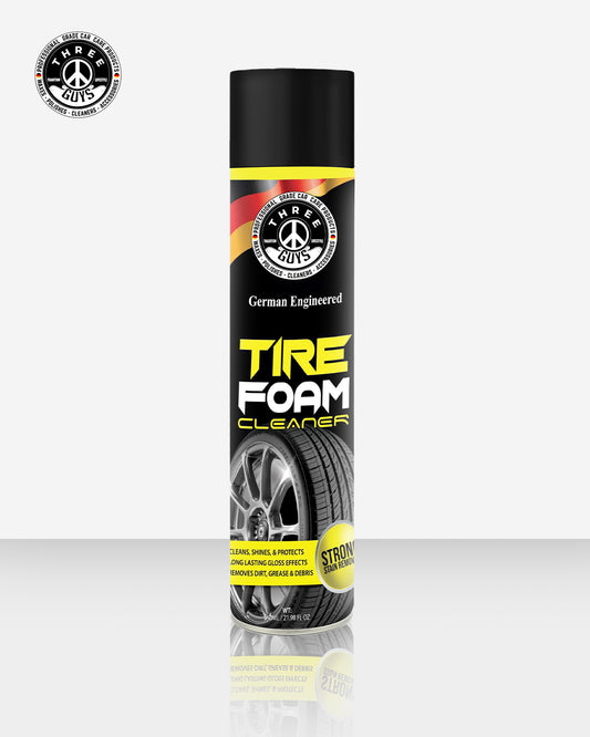 Tire Foam Cleaner – Clean, Shine and Protect | THREE GUYS | German Engineered