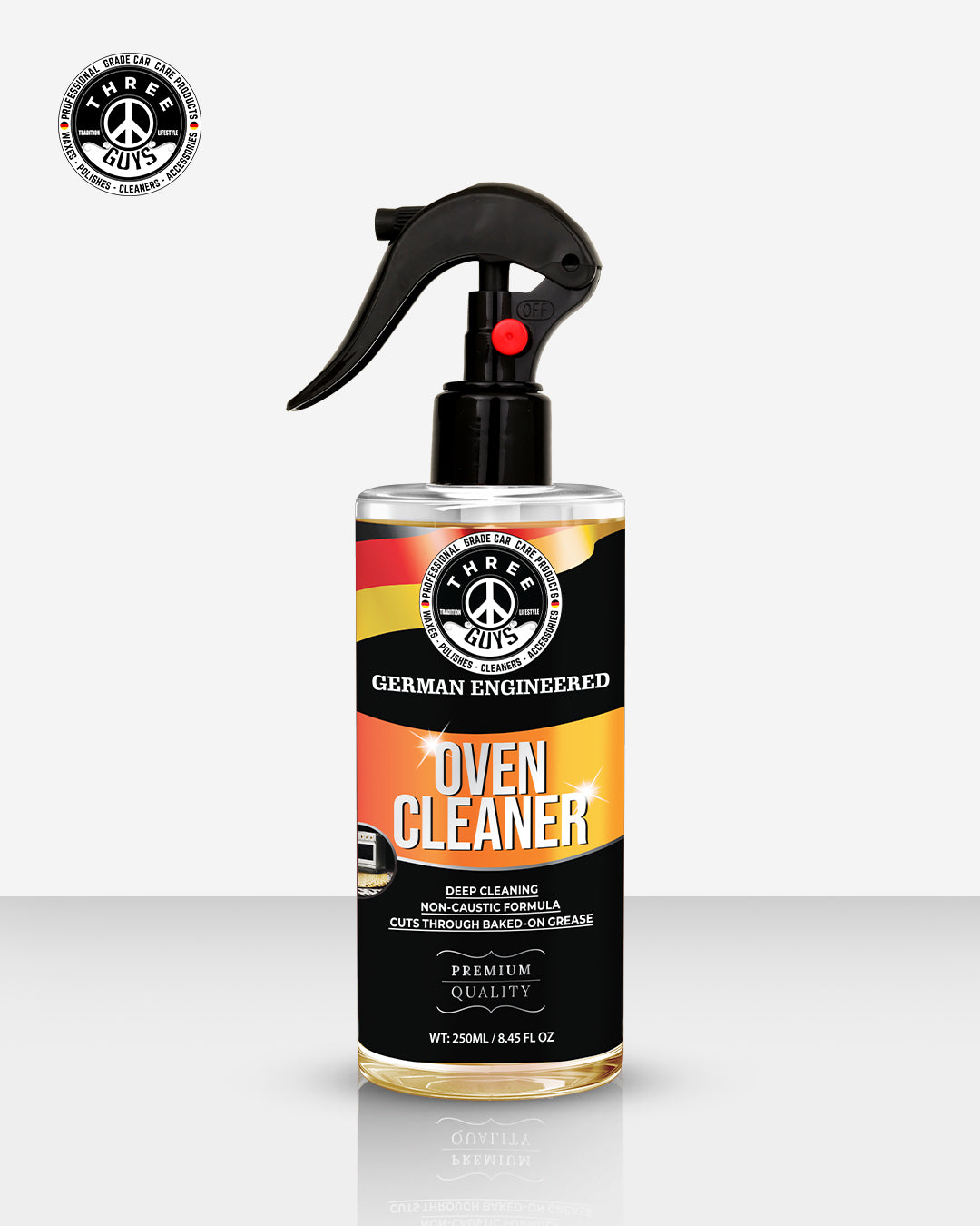Oven Cleaner – Heavy-Duty Grease & Spill Remover | THREE GUYS - German Engineered