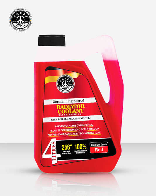 Radiator Coolant Red – Premium Grade | (OAT) Technology | THREE GUYS - German Engineered