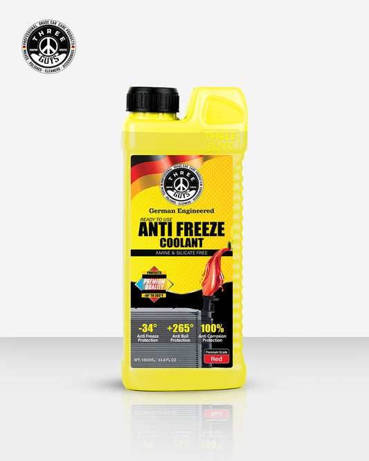 Antifreeze Coolant Red – Premium Grade | OAT Formula | THREE GUYS - German Engineered