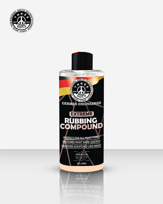 Extreme Rubbing Compound – Scratch & Swirl Remover | THREE GUYS | German Engineered (250g)