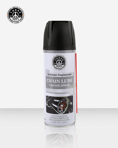 Chain Lube Grease Spray 450ml – High-Performance Lubricant for Chains, Hinges, Gears & Tools | Anti-Rust | THREE GUYS – German Engineered
