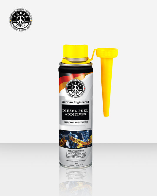 Diesel Fuel Additive | Injector Cleaner & Lubricant | Boosts Fuel Efficiency & Reduces Emissions – 320ml  – THREE GUYS – German Engineered