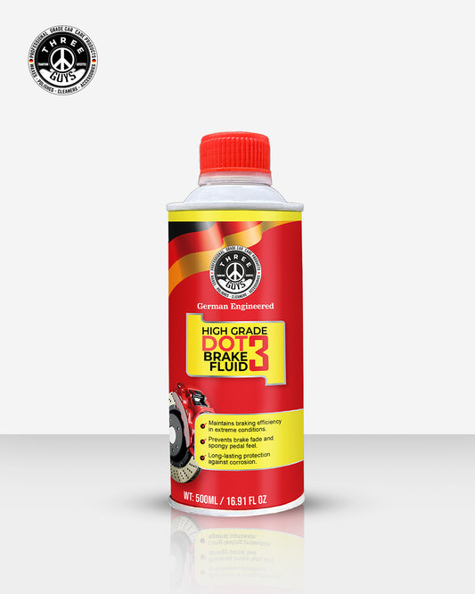 High Grade Brake Fluid DOT 3 | Heavy-Duty, Non-Petroleum Based – THREE GUYS - German Engineered