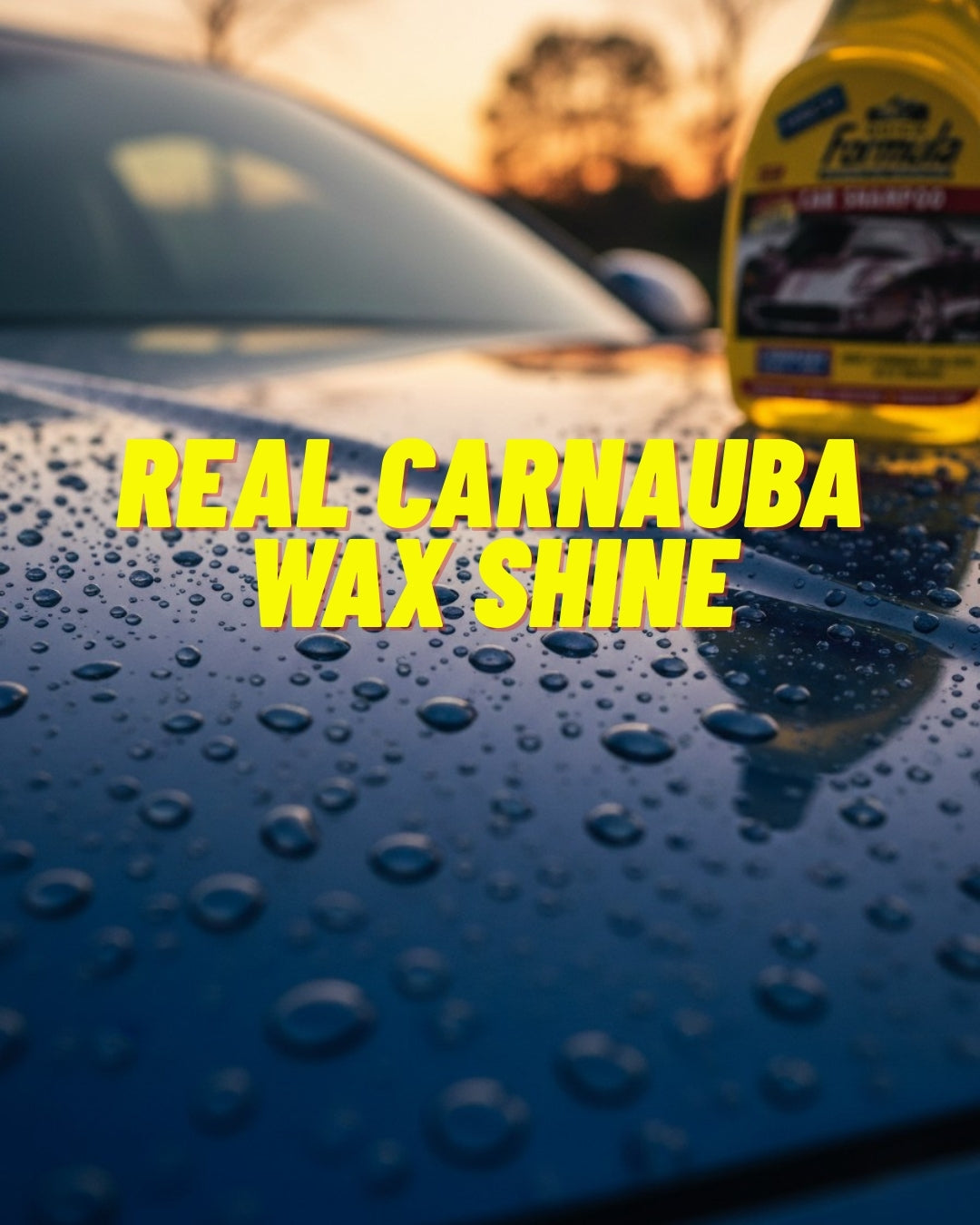 FORMULA Car Shampoo Carnauba Wash & Wax 500ml – High Foam | pH Balanced | Deep Gloss & Protection