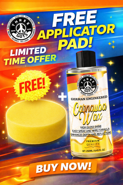 Carnauba Wax – Deep Gloss – 250g | THREE GUYS - German Engineered