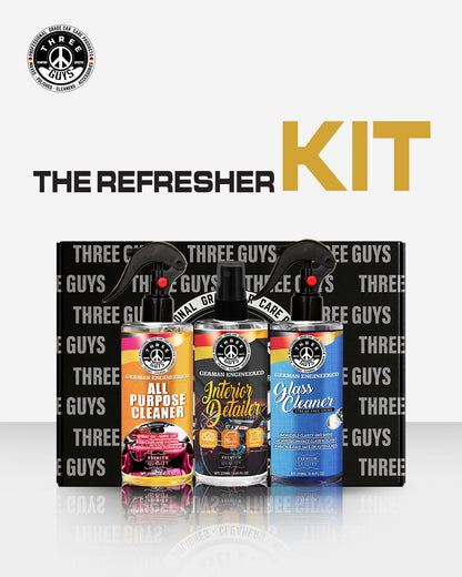 The Refresher Kit | Interior Car Cleaning Kit by THREE GUYS