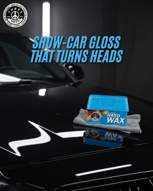 Premium Hard Wax – Carnauba Formula for Deep Gloss & UV Protection | THREE GUYS | German Engineered
