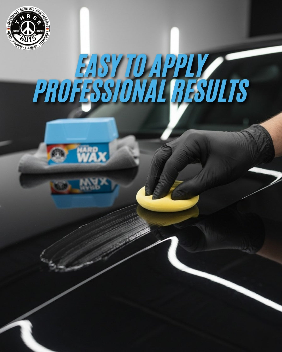 Premium Hard Wax – Carnauba Formula for Deep Gloss & UV Protection | THREE GUYS | German Engineered