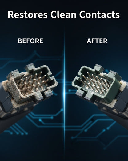 Electronic Contact Cleaner Spray 450ml - Fast Drying, Residue-Free Formula | German Engineered by THREE GUYS