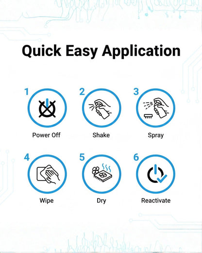 Electronic Contact Cleaner Spray 450ml - Fast Drying, Residue-Free Formula | German Engineered by THREE GUYS