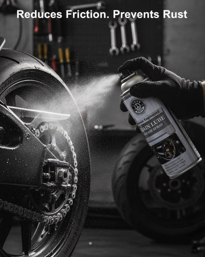 Chain Lube Grease Spray 450ml – High-Performance Lubricant for Chains, Hinges, Gears & Tools | Anti-Rust | THREE GUYS – German Engineered