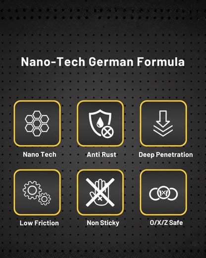 Chain Lube Grease Spray 450ml – High-Performance Lubricant for Chains, Hinges, Gears & Tools | Anti-Rust | THREE GUYS – German Engineered