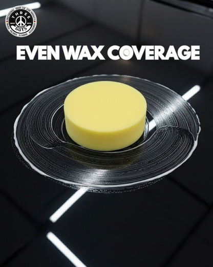 Premium Foam Car Wax Applicator Pad – Soft, Scratch-Free Polishing Sponge for Wax, Polish & Car Detailing THREE GUYS