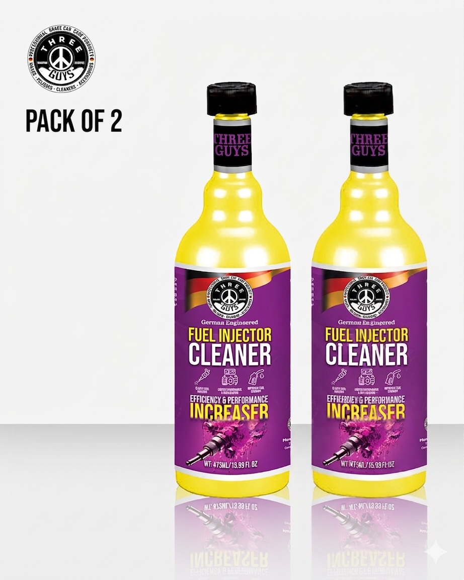 Fuel Injector Cleaner 473ml – Engine Performance & Efficiency Booster | Petrol Saver – THREE GUYS – German Engineered