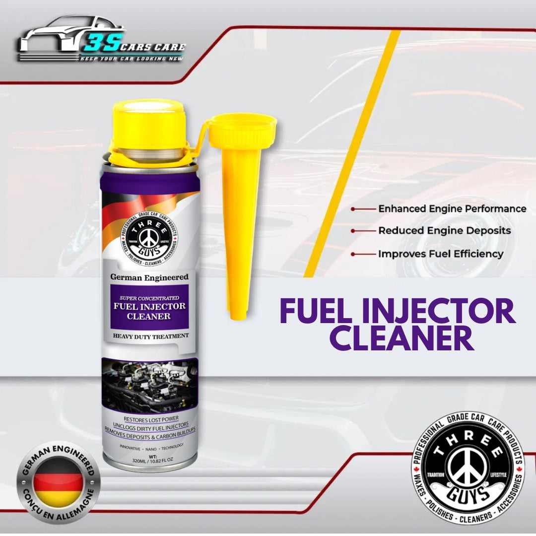 Fuel Injector Cleaner – 320ml | Advanced Fuel System Cleaning & Performance Booster – THREE GUYS - German Engineered