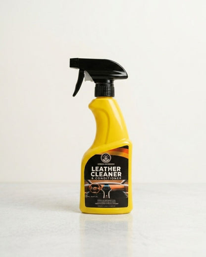Premium Leather Cleaner & Conditioner – 2-in-1 Formula for Restoration & UV Protection | THREE GUYS | German Engineered