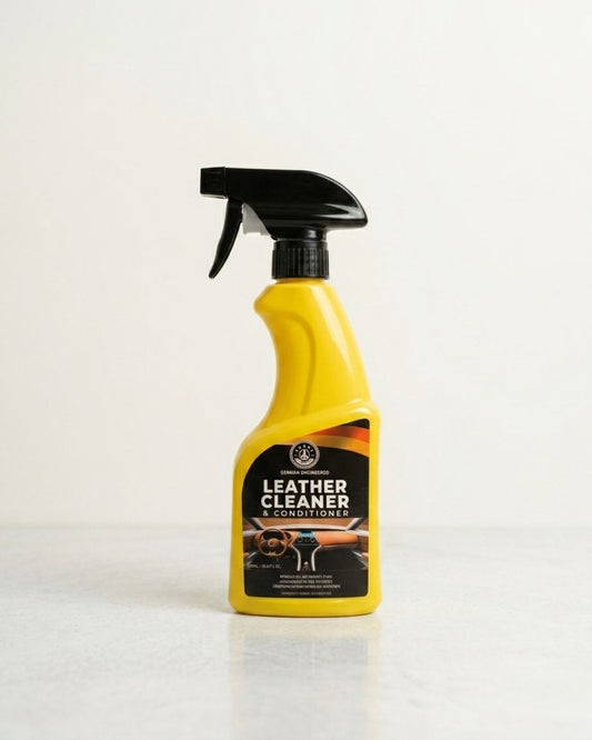 Premium Leather Cleaner & Conditioner – 2-in-1 Formula for Restoration & UV Protection | THREE GUYS | German Engineered