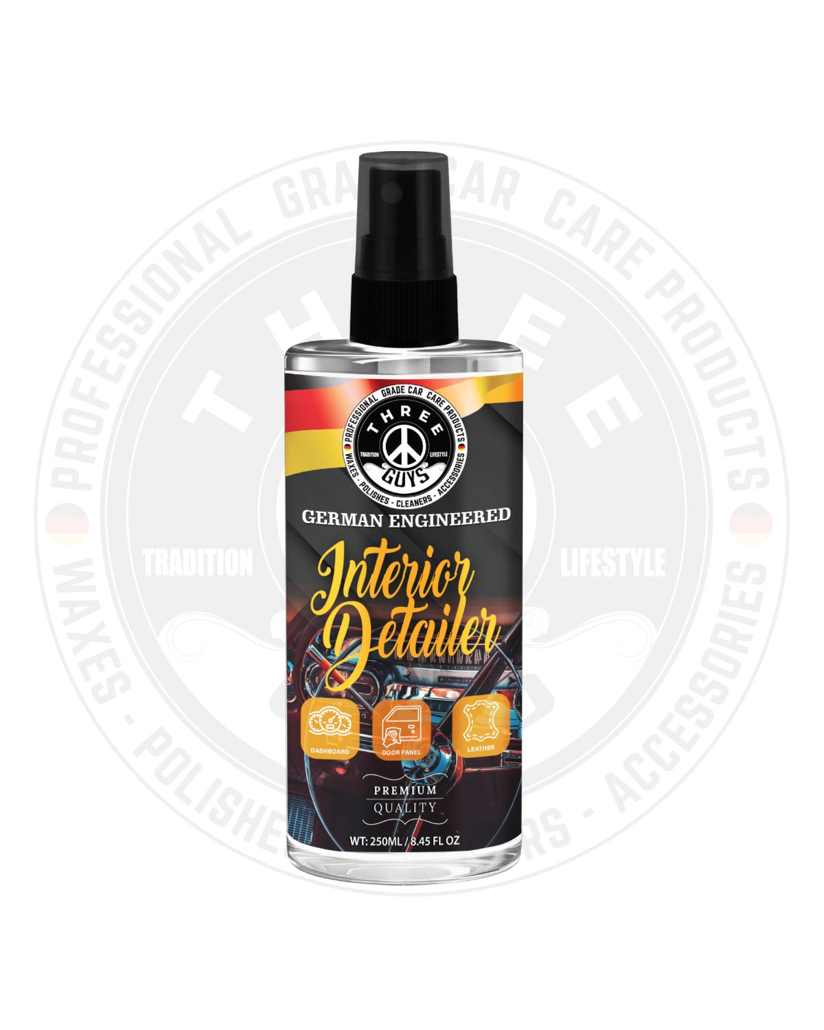 Interior Detailer – Clean. Refresh. Protect. – 250ml | THREE GUYS - German Engineered