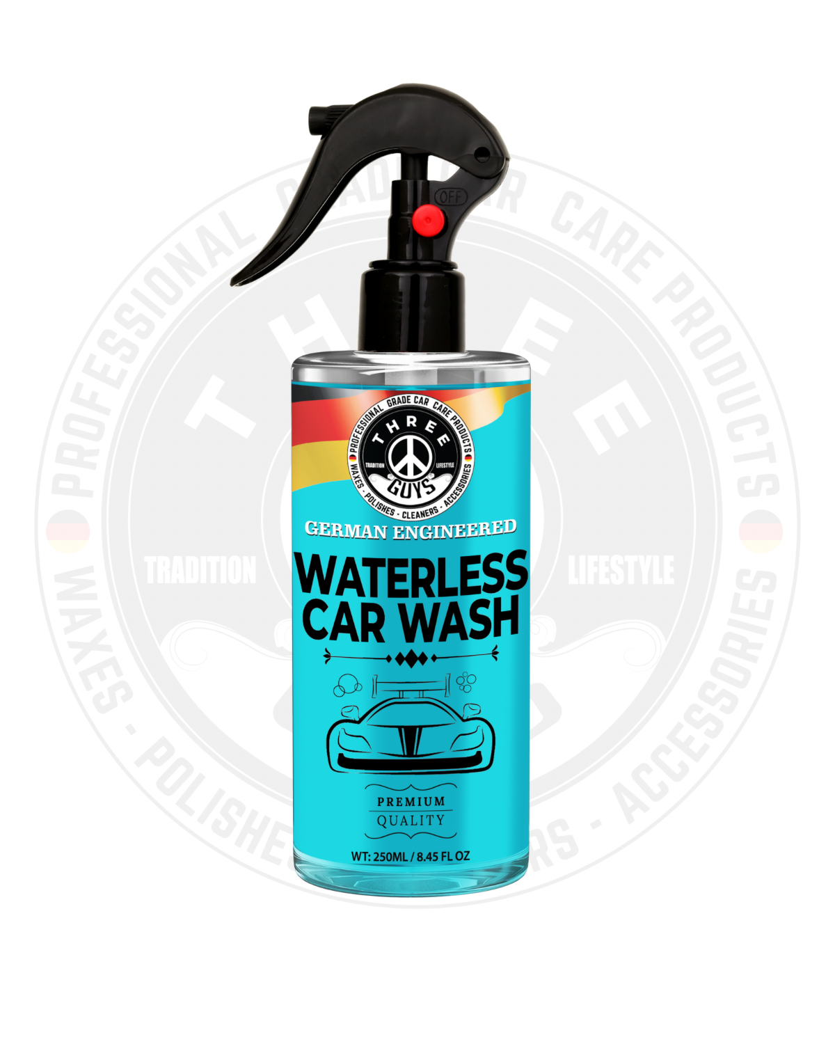 Waterless Car Wash – Shine, Clean & Protect - No Rinse – Eco-Friendly Car Cleaner & Polish | THREE GUYS - German Engineered