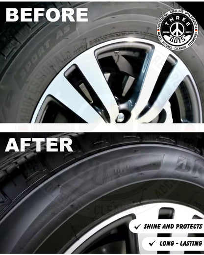 Tire Shine Plus – Streak-Free Shine – 250ml | THREE GUYS - German Engineered