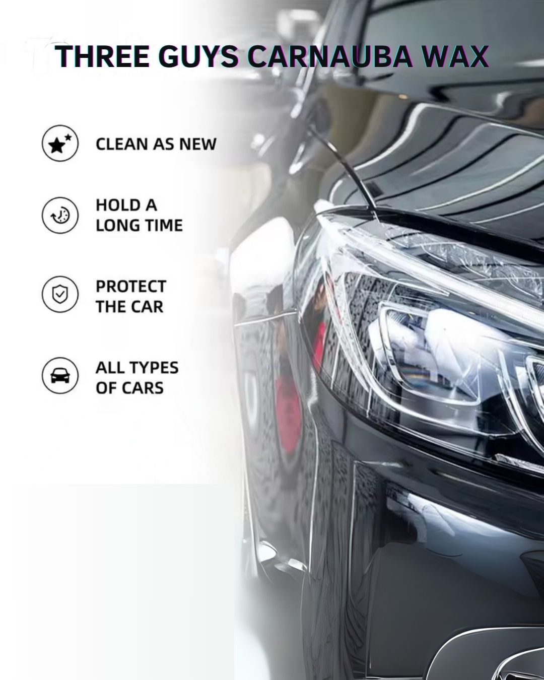 Carnauba Wax – Deep Gloss – 250g | THREE GUYS - German Engineered