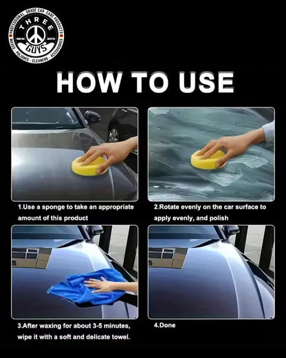 Carnauba Wax – Deep Gloss – 250g | THREE GUYS - German Engineered