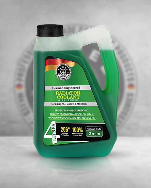 Radiator Coolant Green – Premium Grade | (IAT) Technology | THREE GUYS - German Engineered