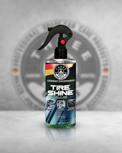 Tire Shine Plus – Streak-Free Shine – 250ml | THREE GUYS - German Engineered