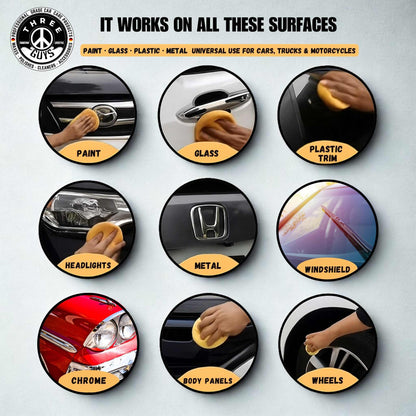 Waterless Car Wash – Shine, Clean & Protect - No Rinse – Eco-Friendly Car Cleaner & Polish | THREE GUYS - German Engineered