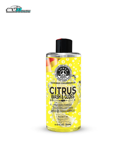 Citrus Wash & Gloss Car Shampoo – High Foam Snow Foam Shampoo for Car Wash & Shine | THREE GUYS – German Engineered