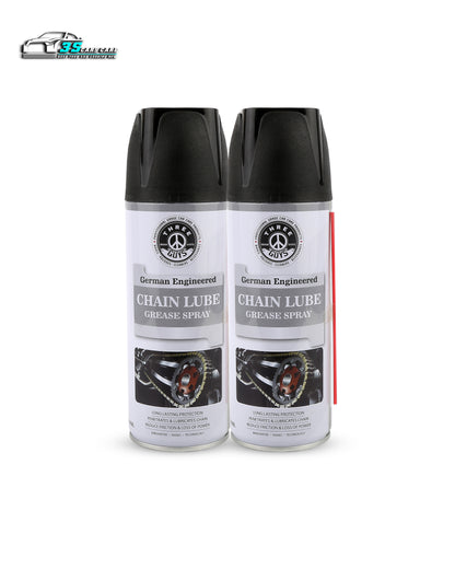 Chain Lube Grease Spray 450ml – High-Performance Lubricant for Chains, Hinges, Gears & Tools | Anti-Rust | THREE GUYS – German Engineered