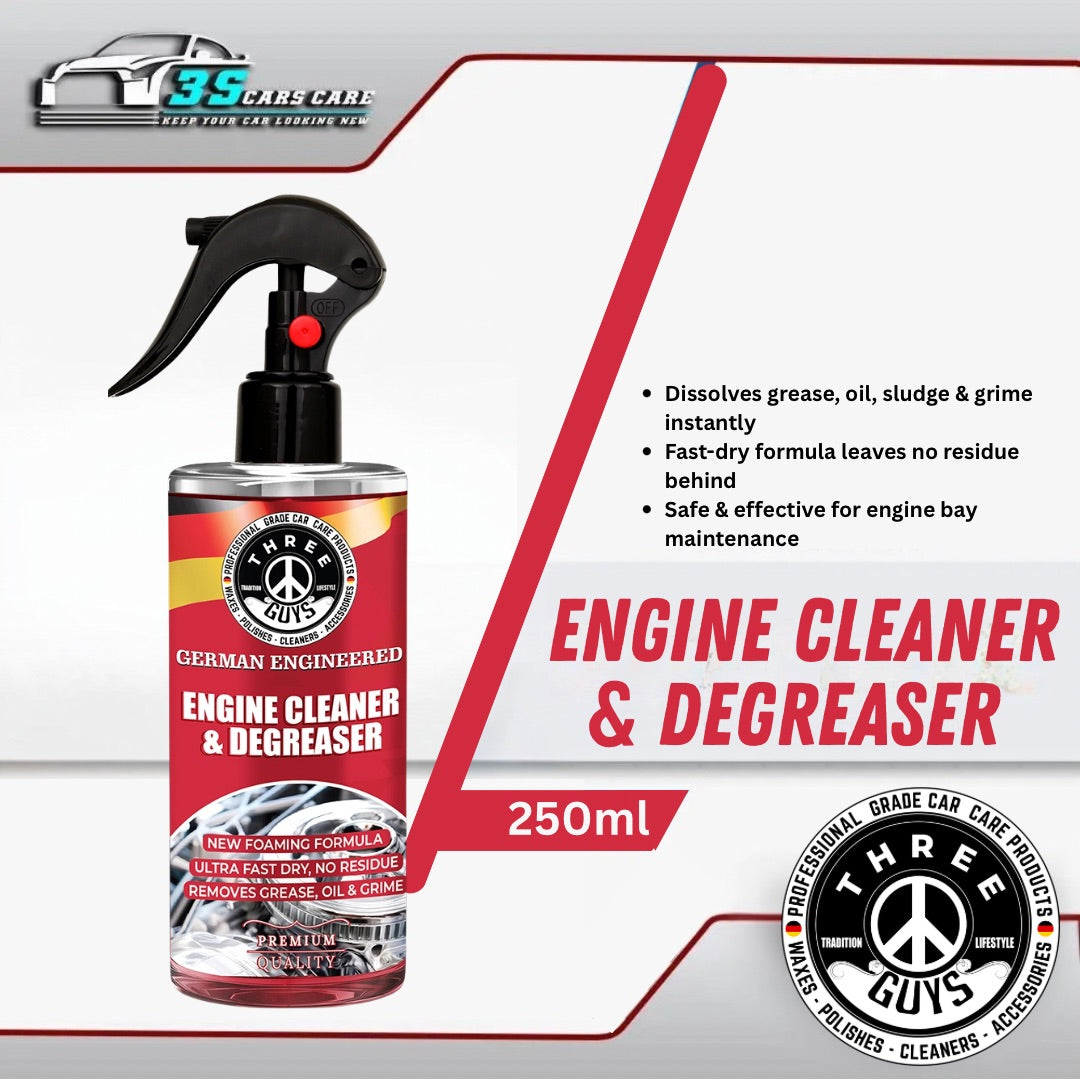 Engine Cleaner & Degreaser | THREE GUYS | German Engineered (250ml)
