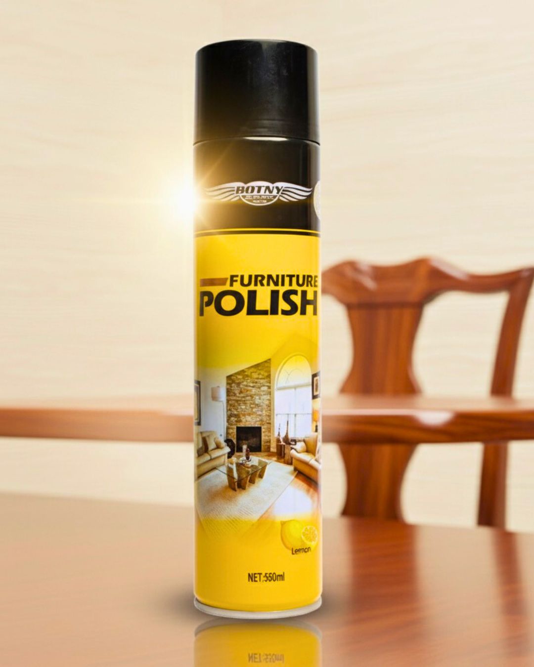 Furniture Polish | Wood Cleaner & Protector Spray (650ml) - BOTNY