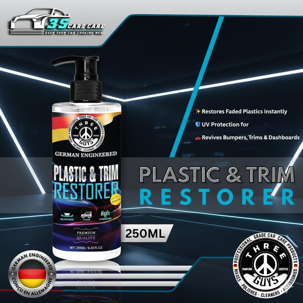 Plastic & Trim Restorer | THREE GUYS | German Engineered (250ml)