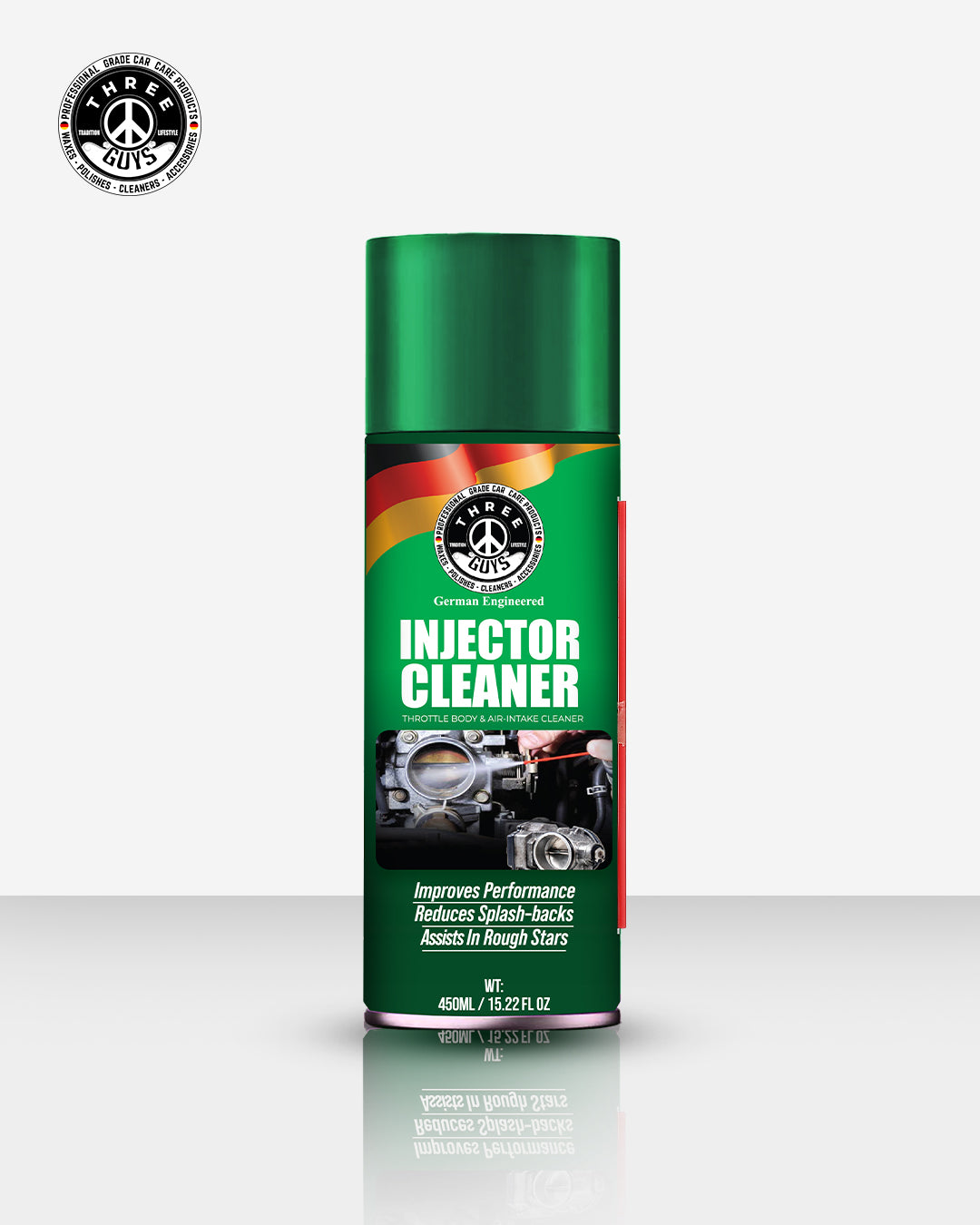 Injector Cleaner – Throttle Body, Air Intake, Carburetor & Choke Cleaner THREE GUYS - German Engineered