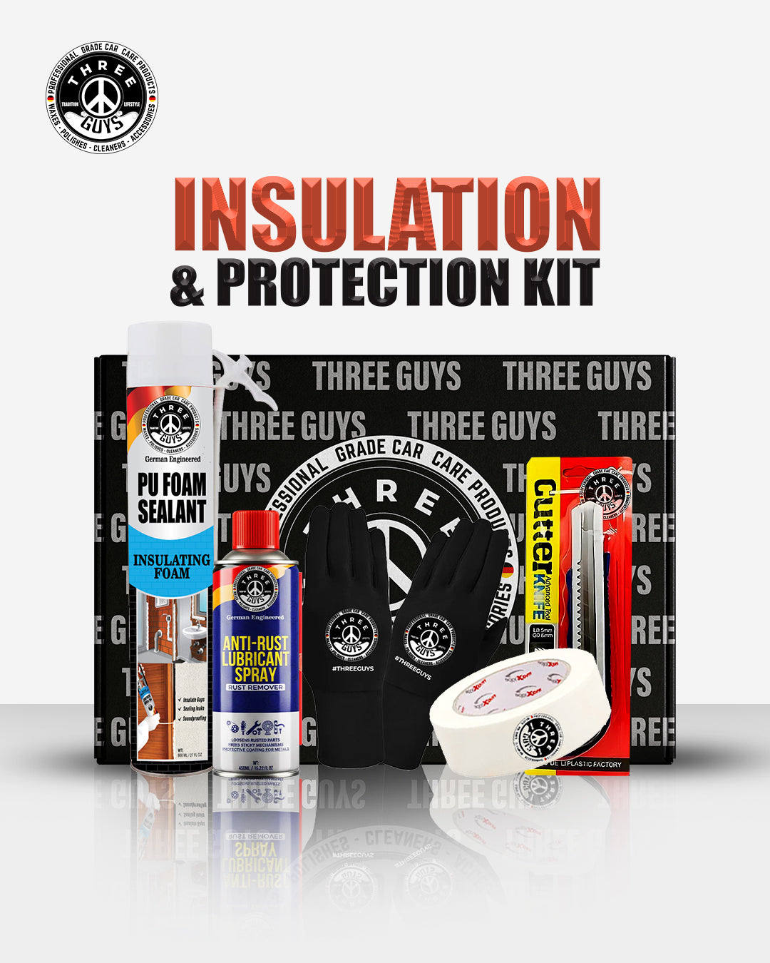 Insulation & Protection Kit – Complete Automotive & Industrial Solution – THREE GUYS