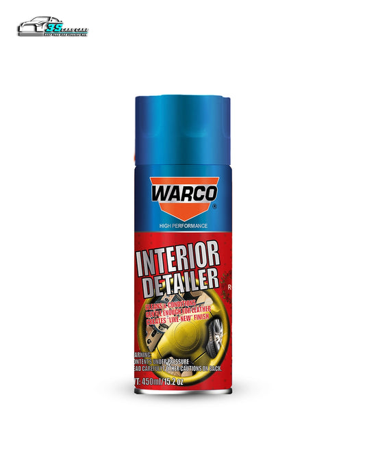 WARCO Interior Detailer 450ml – Dashboard Polish & Leather Conditioner with Rose Fragrance