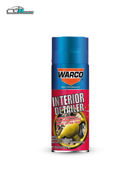 WARCO Interior Detailer 450ml – Dashboard Polish & Leather Conditioner with Strawberry Fragrance