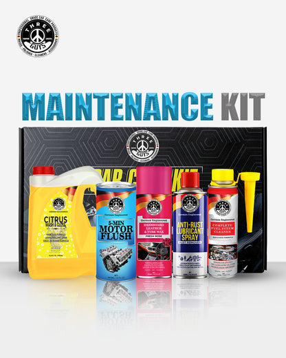 Ultimate Car Maintenance Kit – Complete Care for Performance & Shine – THREE GUYS