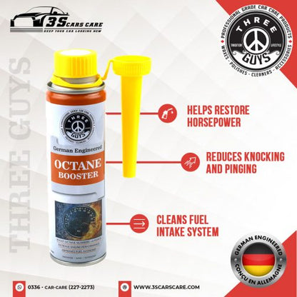 Octane Booster – 320ml – THREE GUYS - German Engineered