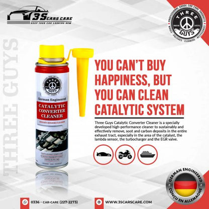 Catalytic Converter Cleaner - 320ml | THREE GUYS (German Engineered)