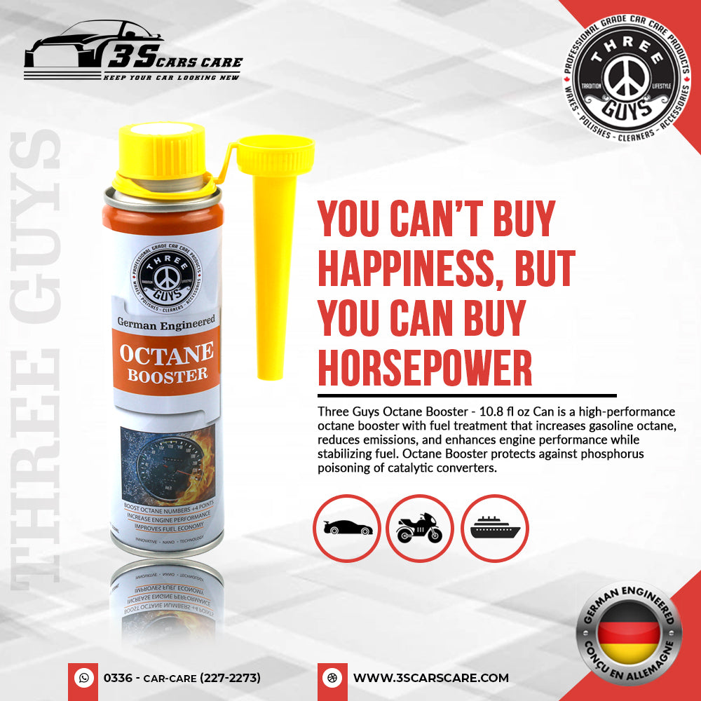 Octane Booster – 320ml – THREE GUYS - German Engineered